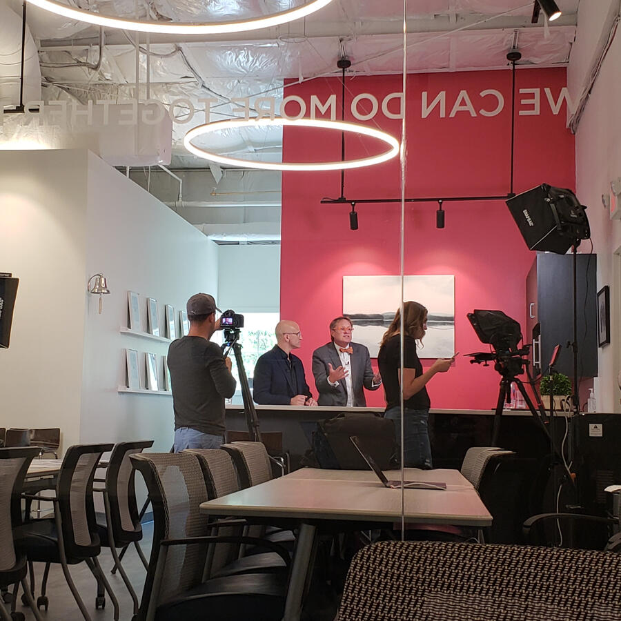 Film Shoot for The Referable Speaker Webinar with HEROIC