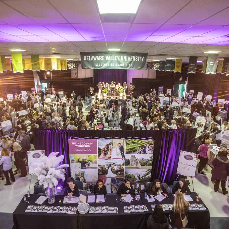 Aerial Shot of the Bucks County Wedding Show